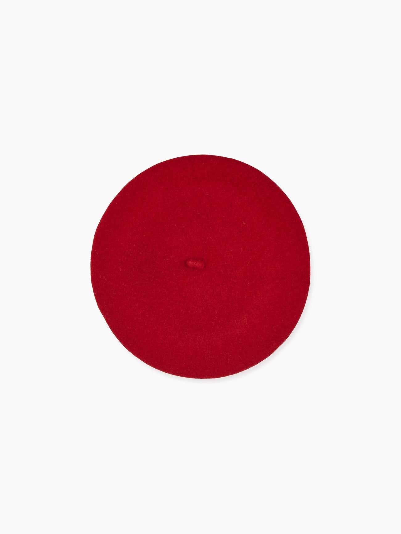 Red Kids Wool Beret