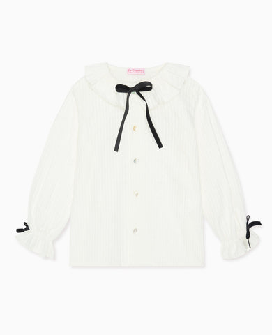 White Betty Girl Long Sleeve Shirt