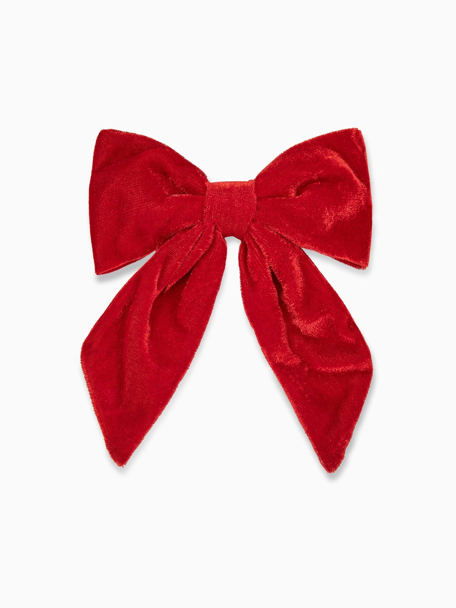 Red Big Velvet Bow Girl Clip