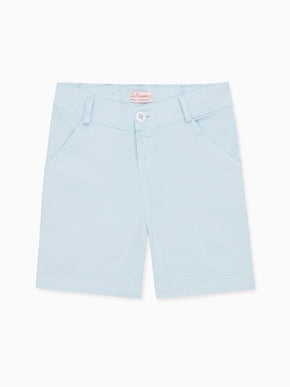 Light Blue Bocusi Boy Chino Shorts