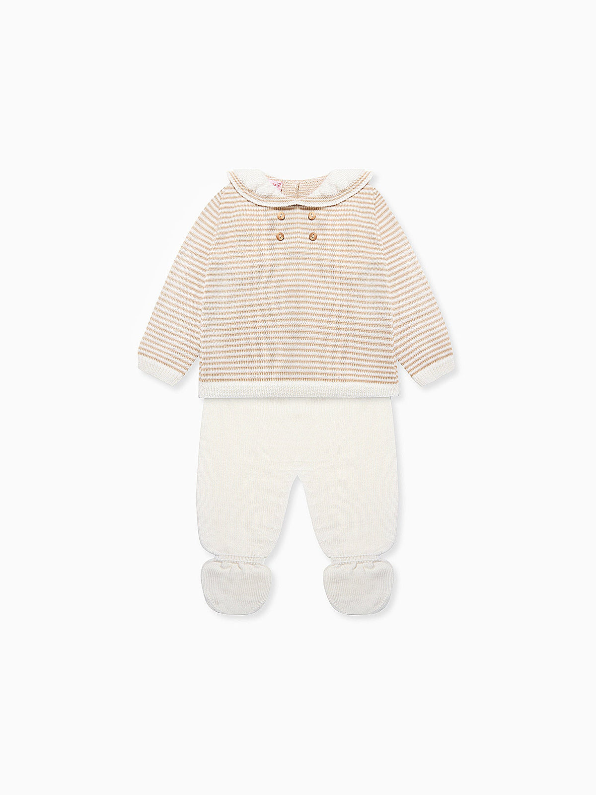 Ivory Borja Merino Baby Knitted Set