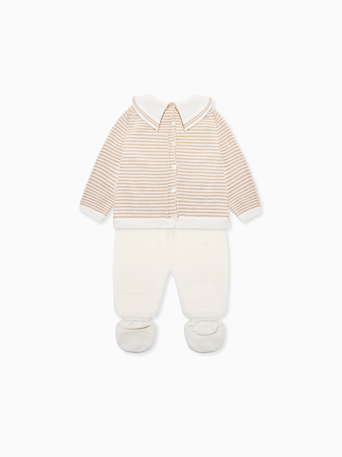 Ivory Borja Merino Baby Knitted Set