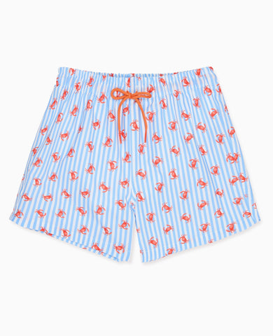 Blue Stripe Bravo Boy Swim Short