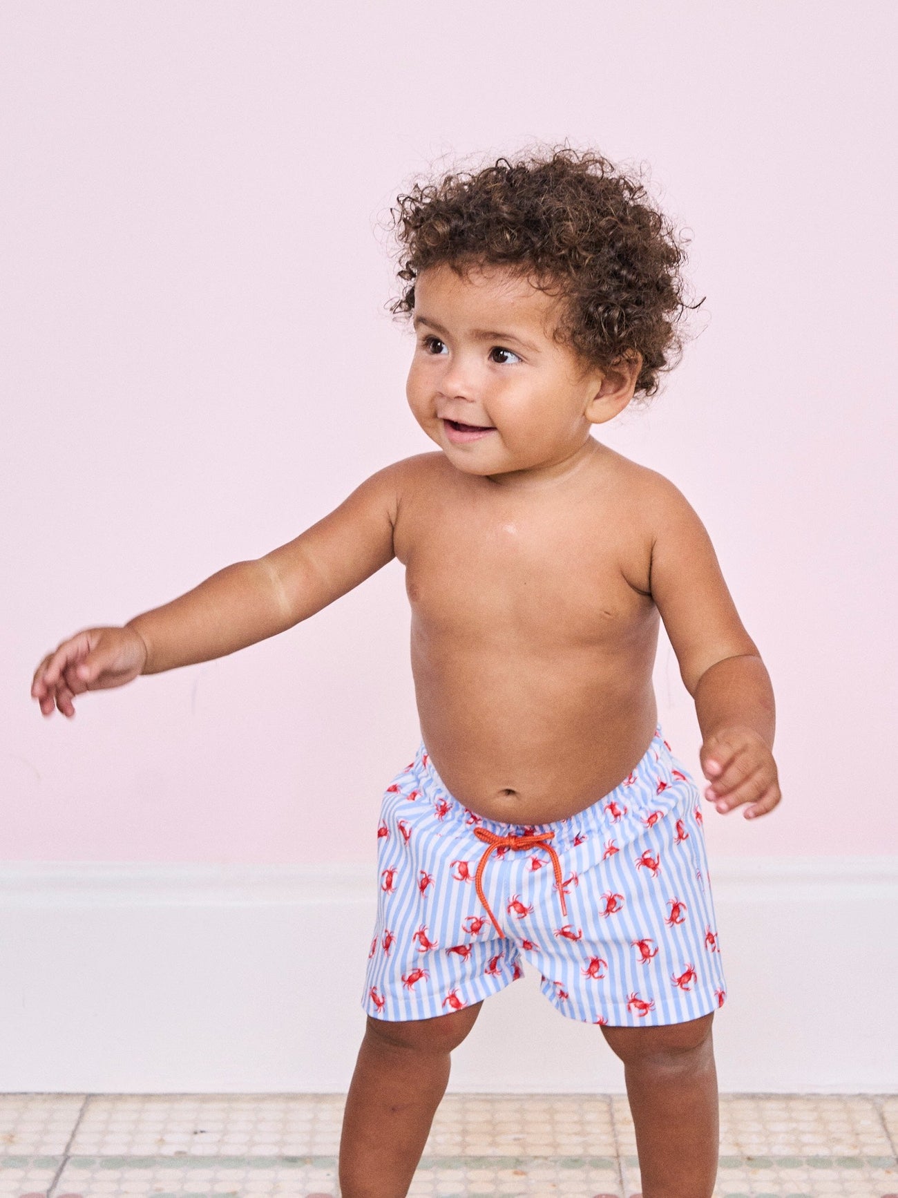 Blue Stripe Bravo Baby Boy Swim Short