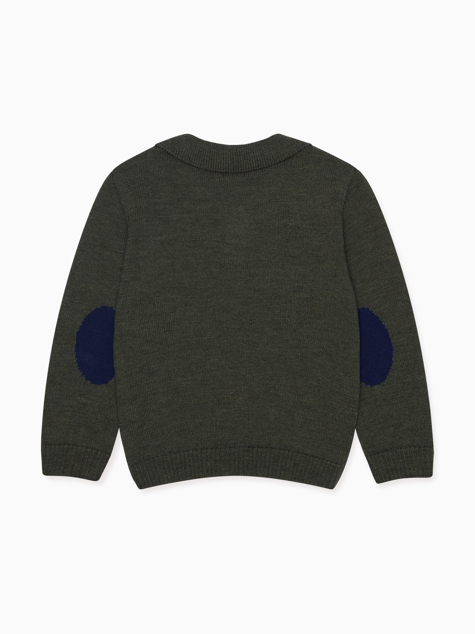 Green Brio Merino Boy Jumper