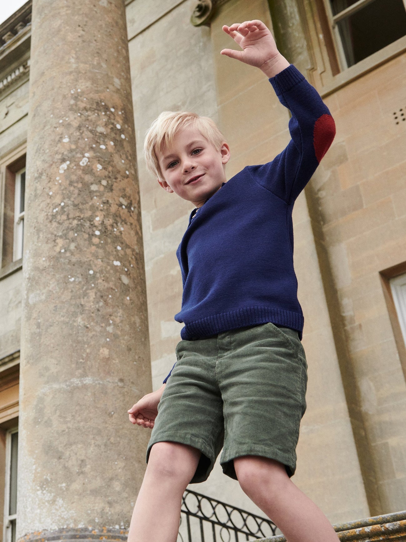 Navy Brio Merino Boy Jumper