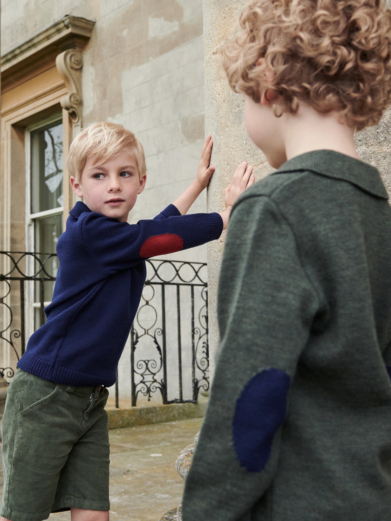 Green Brio Merino Boy Jumper