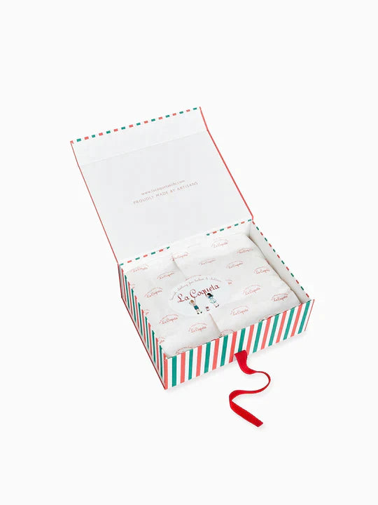 Ivory Carmelo Cotton Baby Knitted Gift Box Set