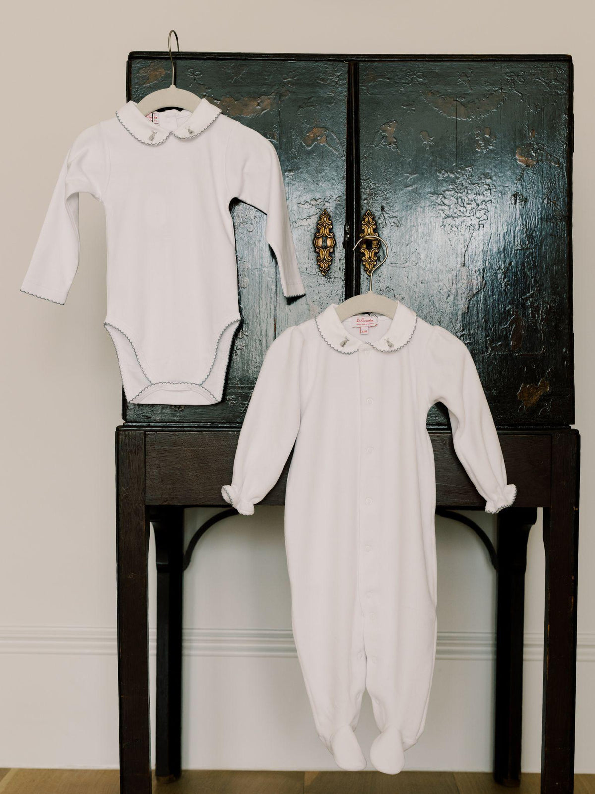 White Bunny Baby Girl Sleepsuit