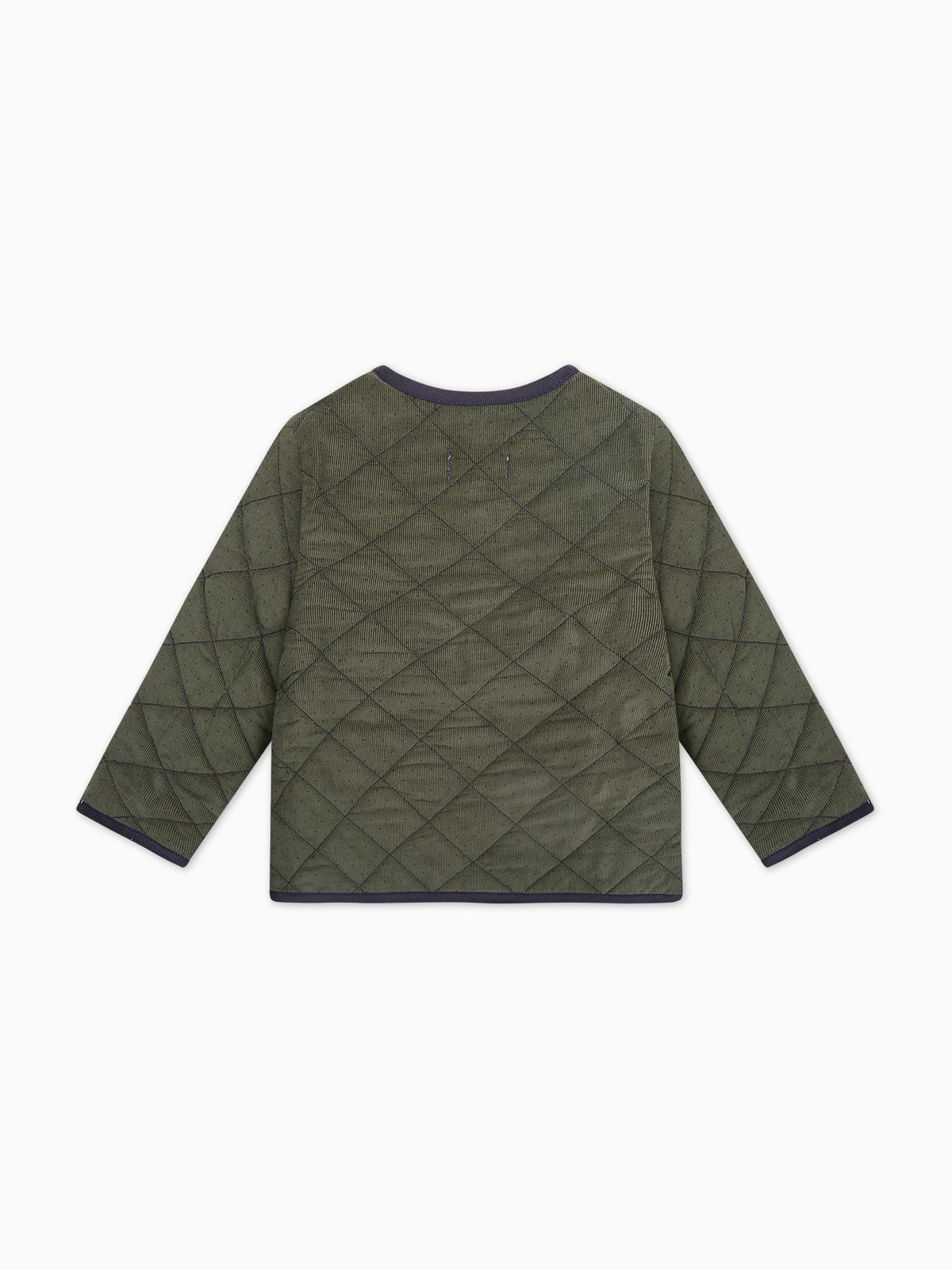 Olive Polka Dot Calida Baby Girl Jacket