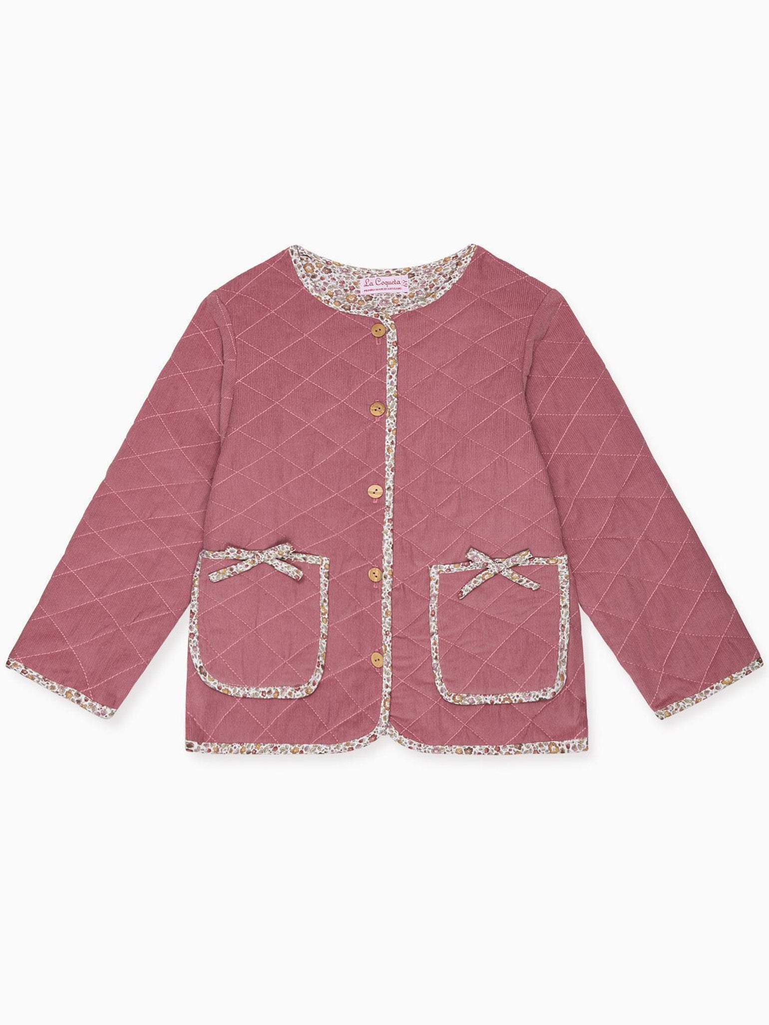 Dark Pink Calida Girl Jacket