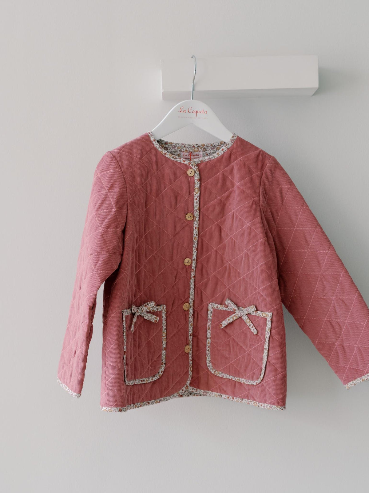 Dark Pink Calida Girl Jacket