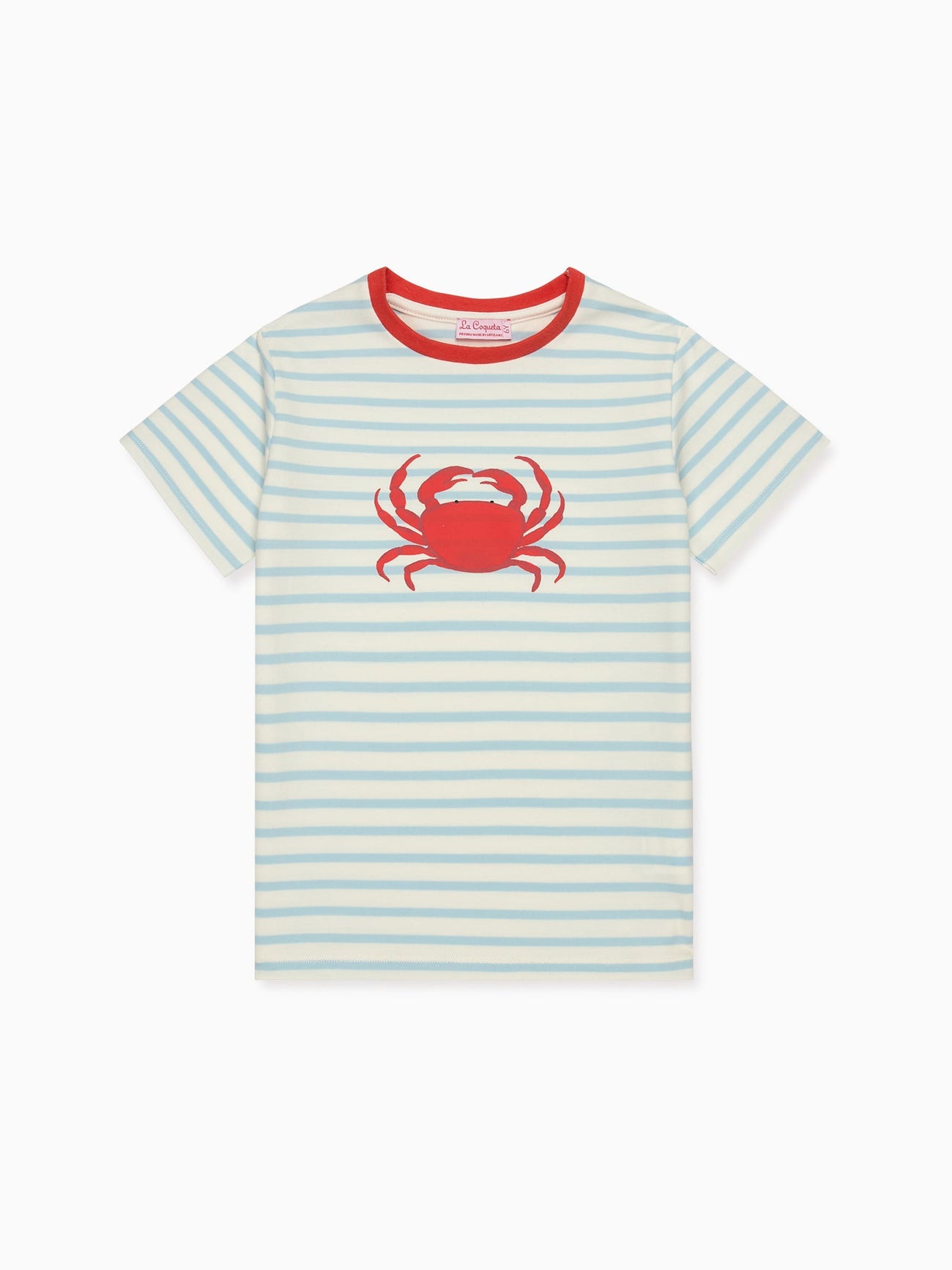 Blue Stripe Cangrajo Kids T-Shirt