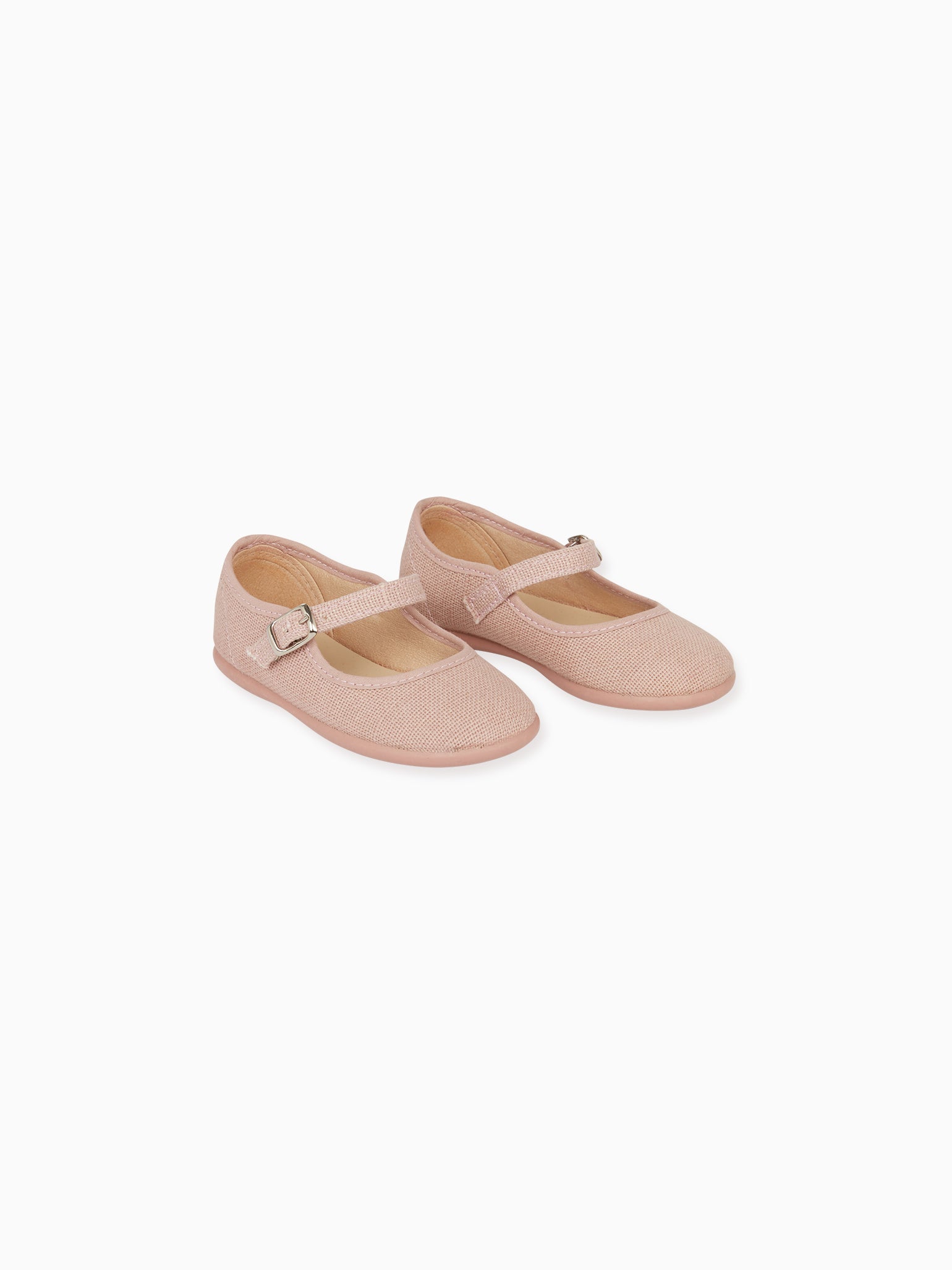 Pink Canvas Girl Mary Jane Shoes
