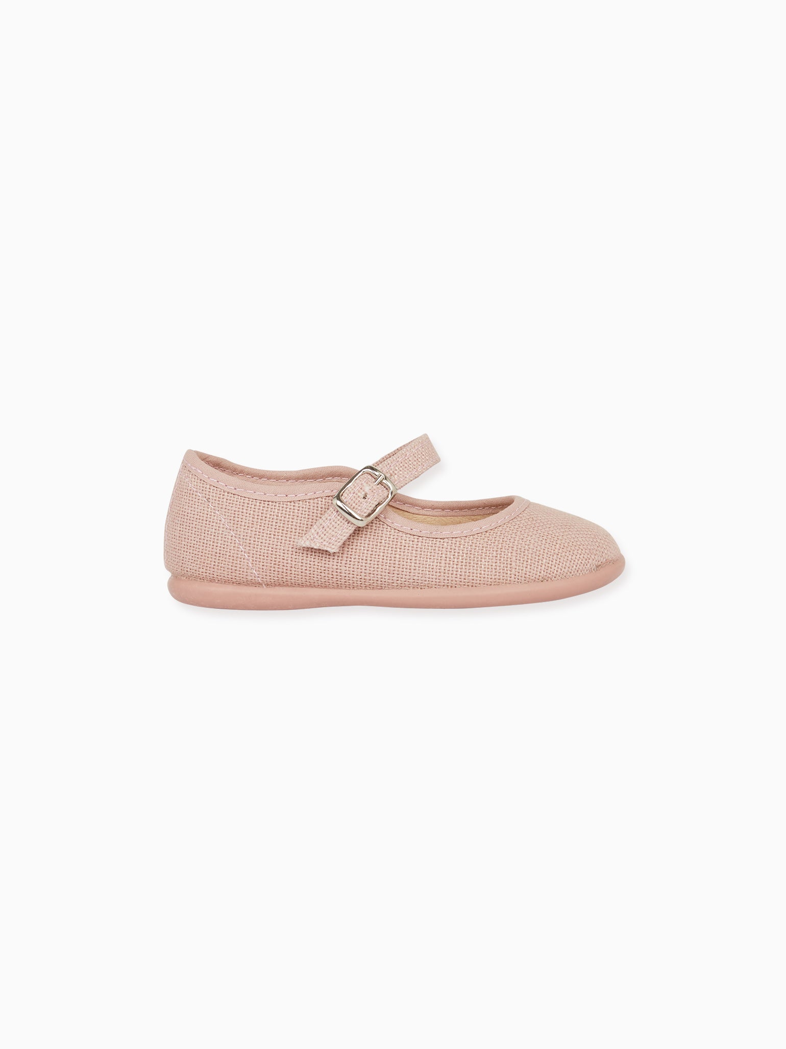 Pink Canvas Girl Mary Jane Shoes