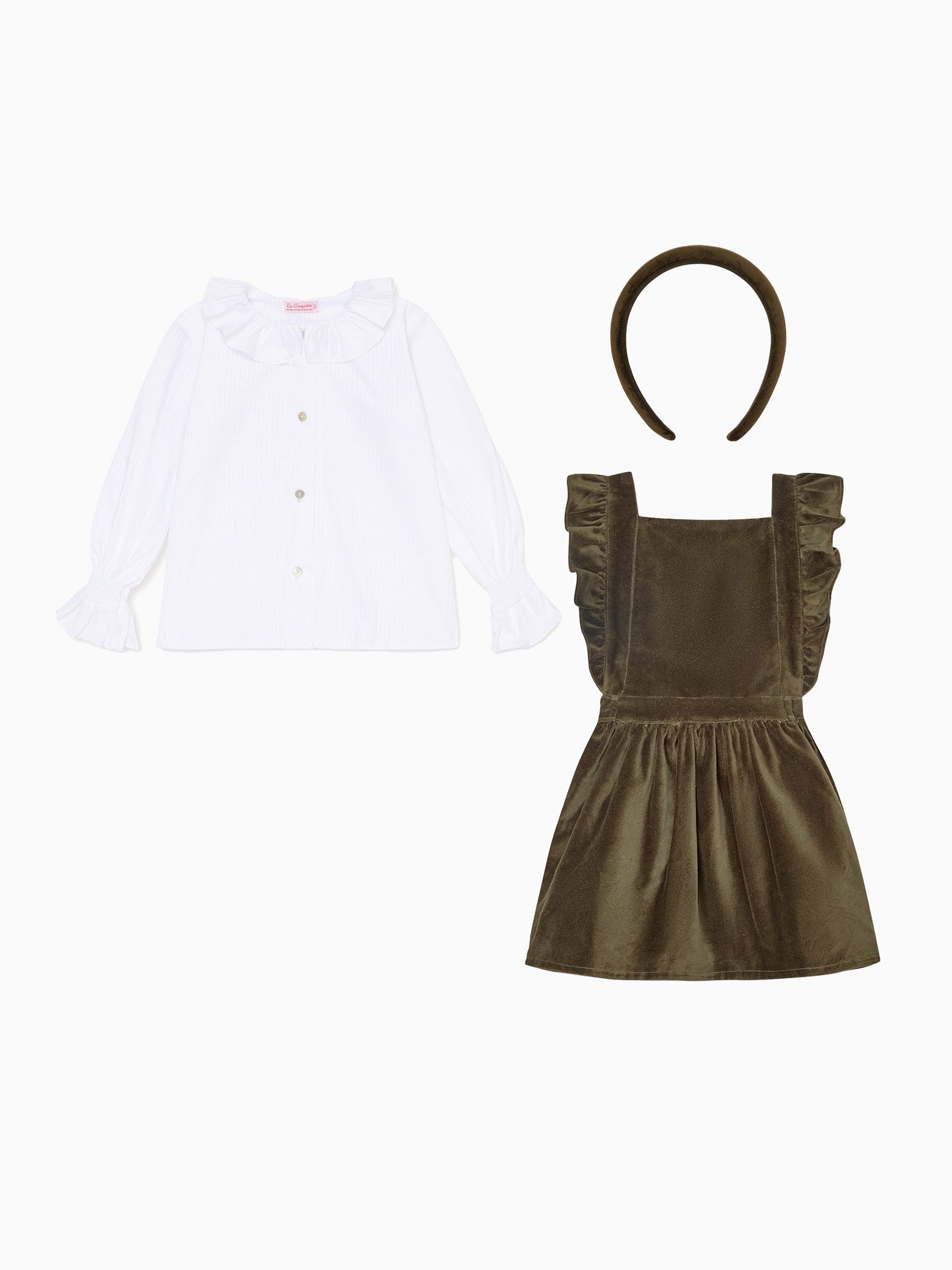 Cora Skirt, Carissa Shirt & Headband Girl Outfit Bundle