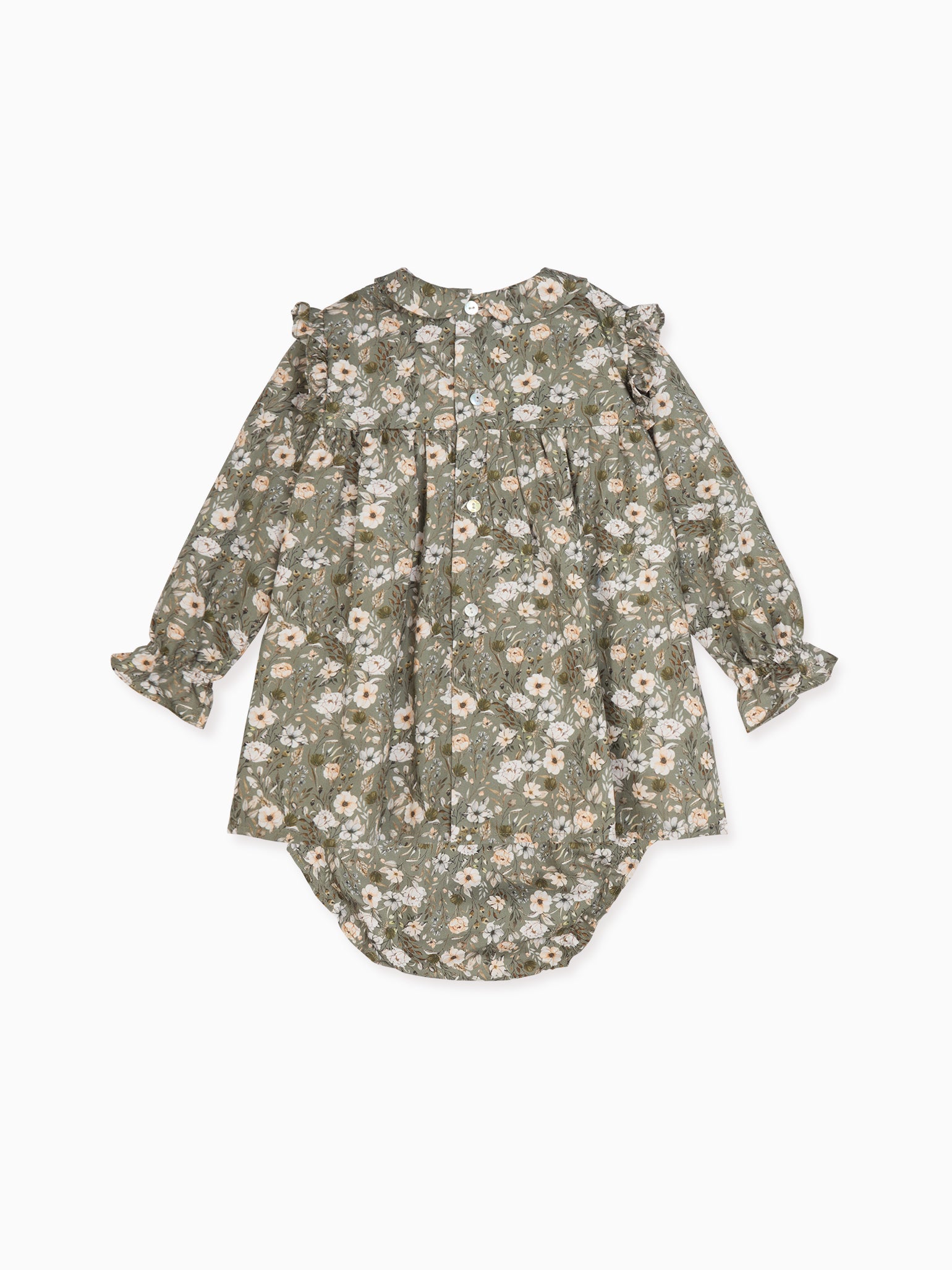 Sage Floral Cecilia Baby Girl Set