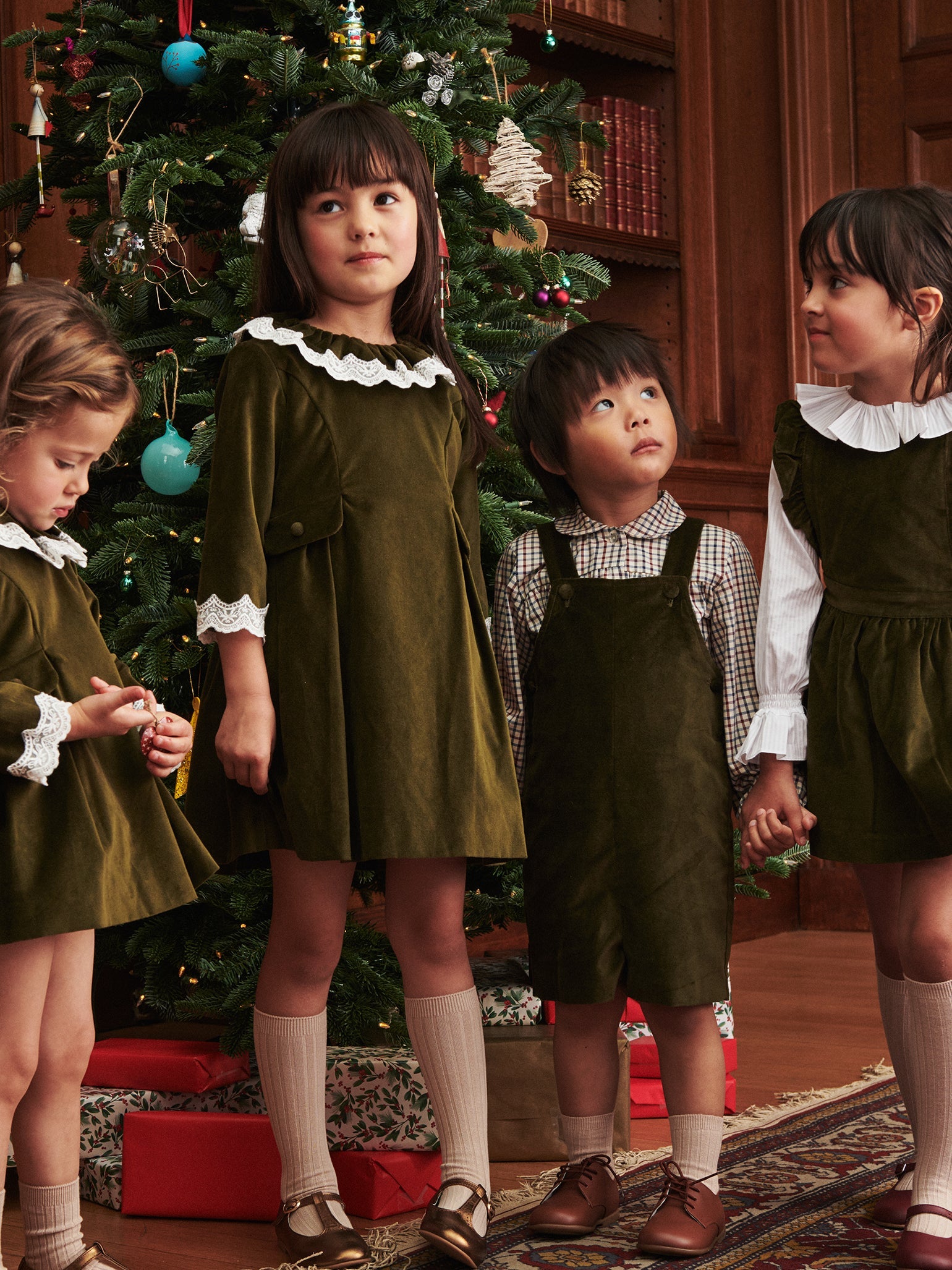 Velour christmas dress online