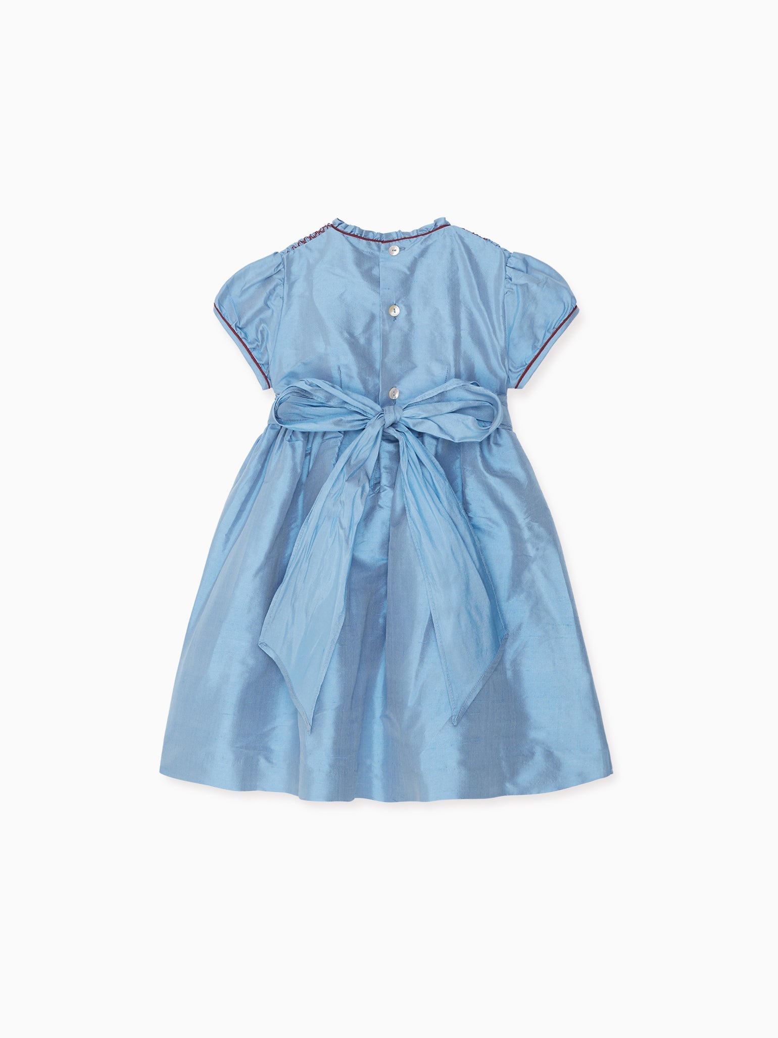 Blue Cosima Girl Smock Dress