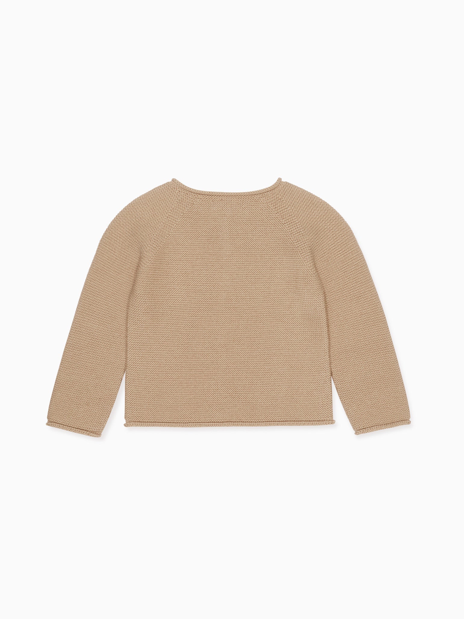 Camel Denia Merino Baby Cardigan