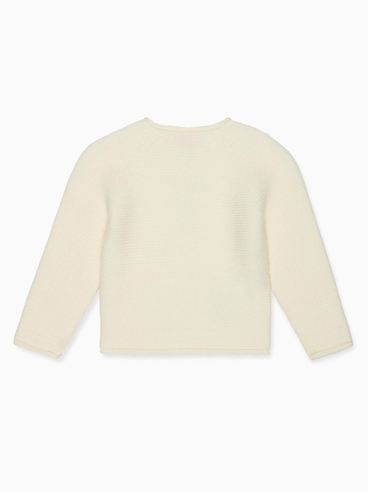 Ivory Denia Merino Baby Cardigan