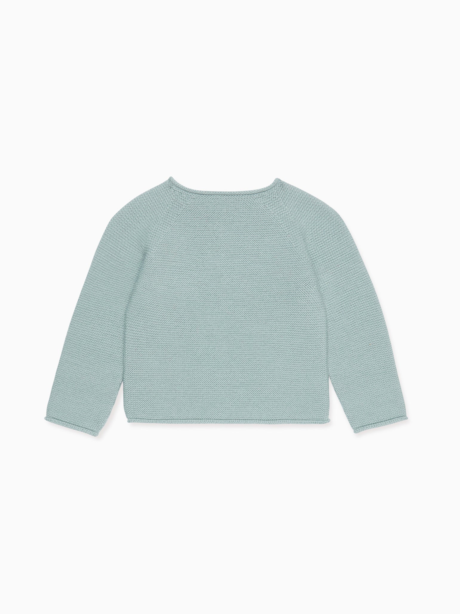 Sage Green Denia Merino Baby Cardigan