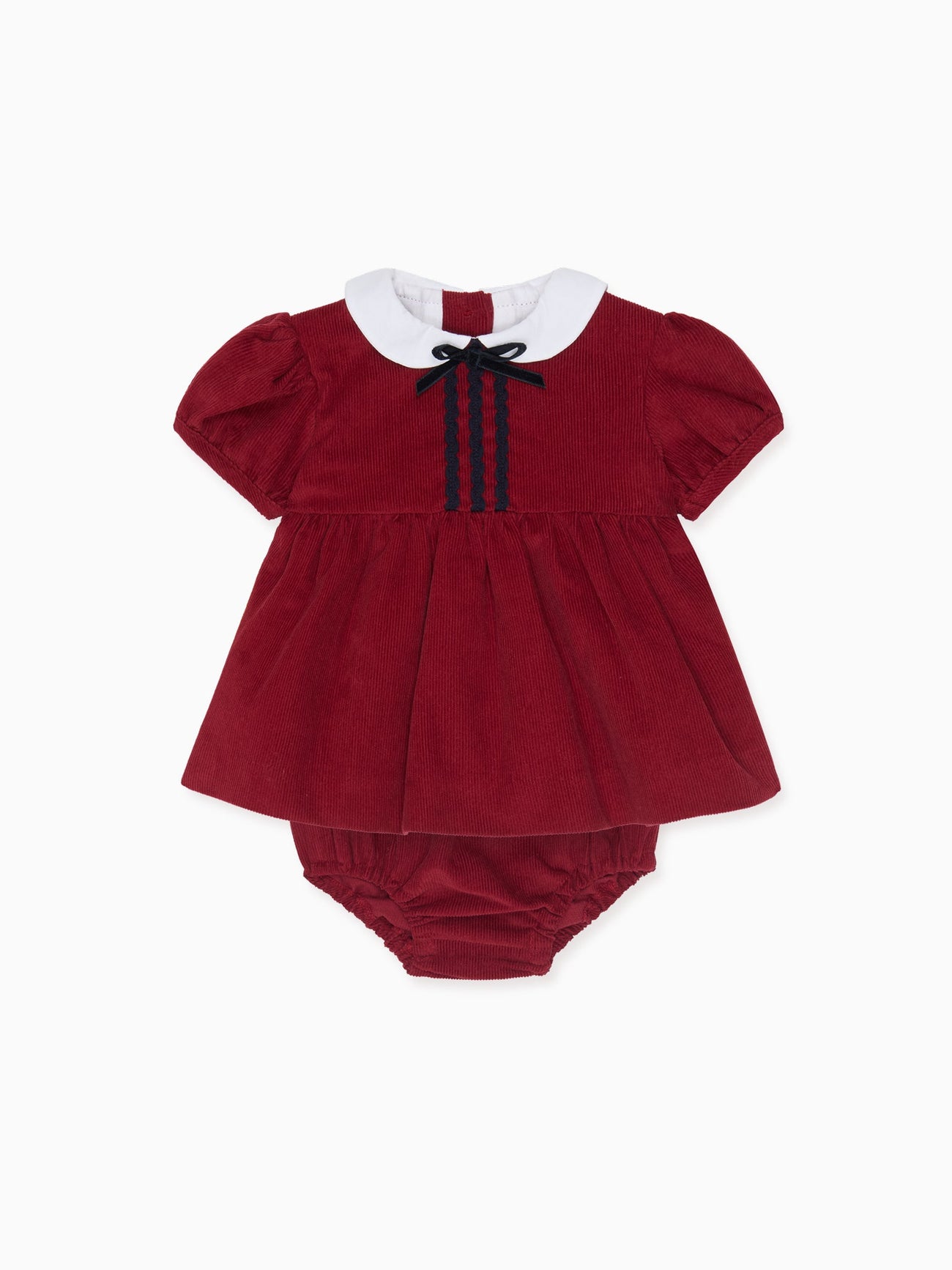 Burgundy Dominica Corduroy Baby Girl Set