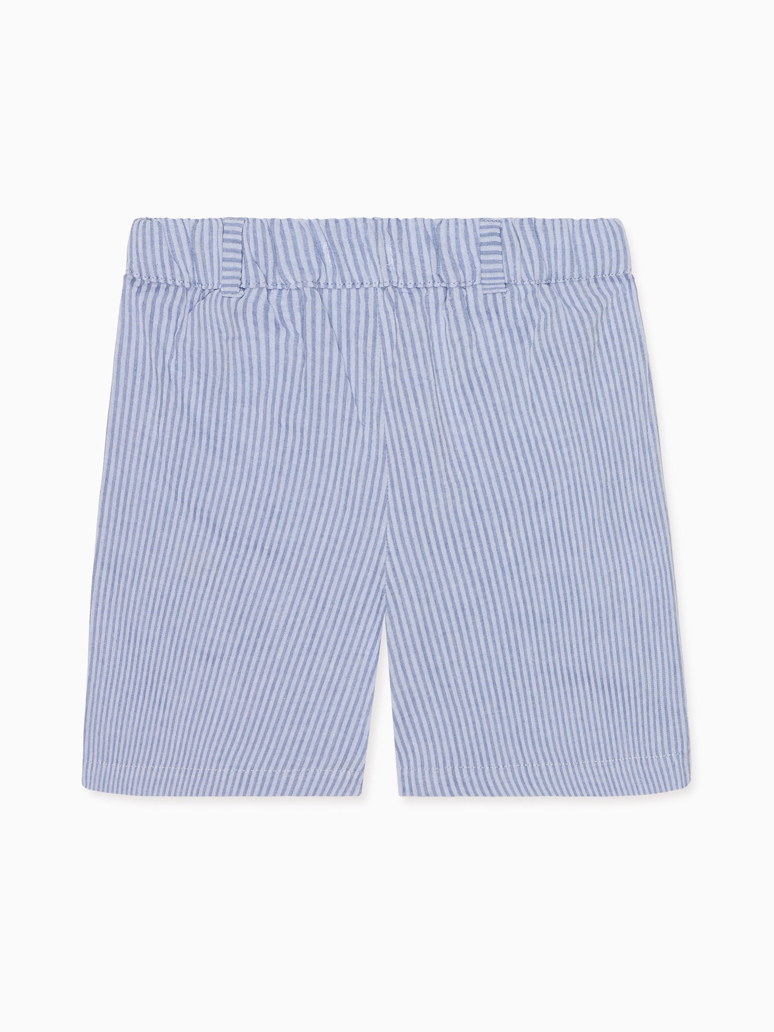 Dark Blue Stripe Donaldo Baby Shorts