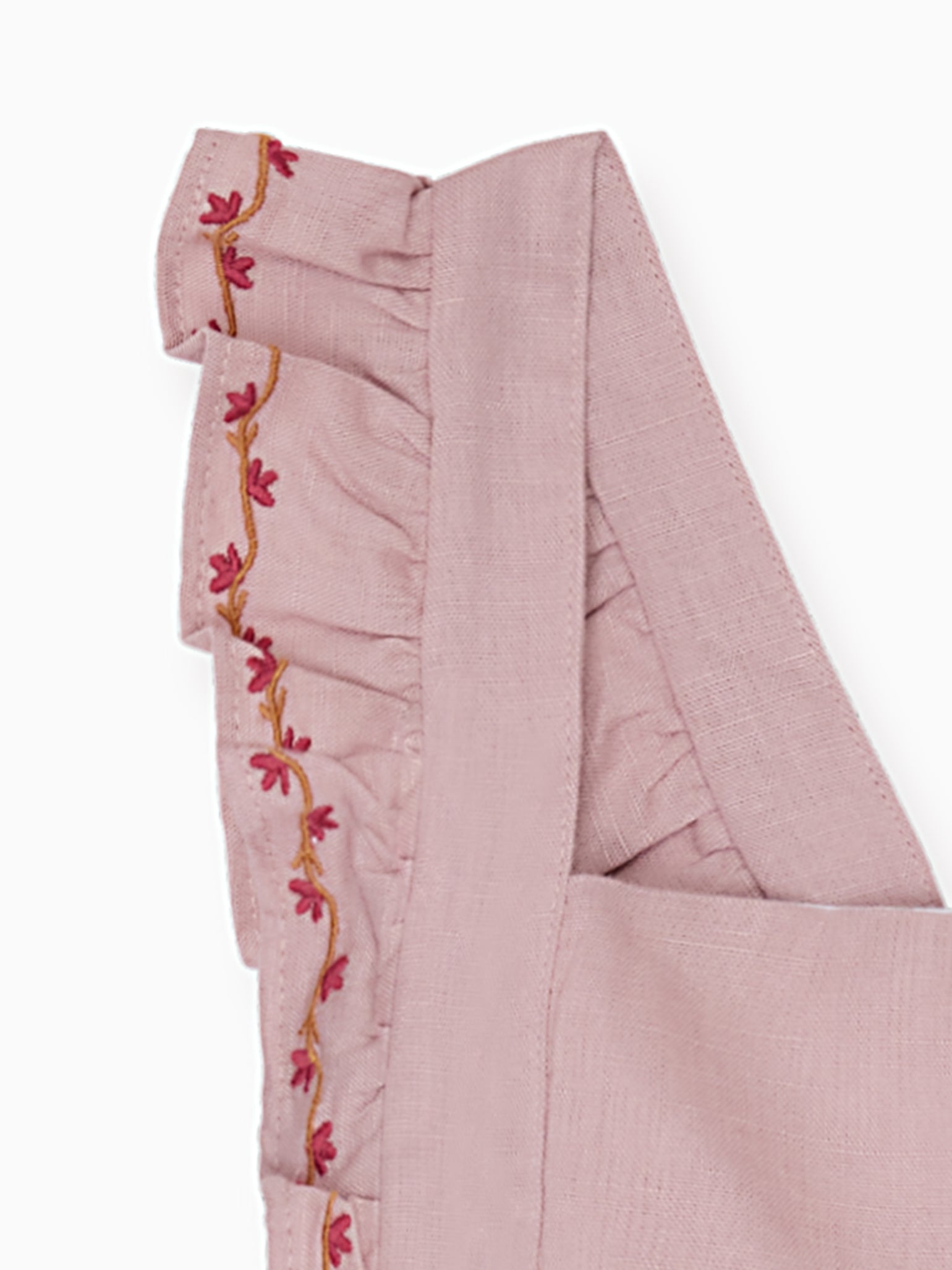 Dusty Pink Hebe Girl Pinafore Skirt