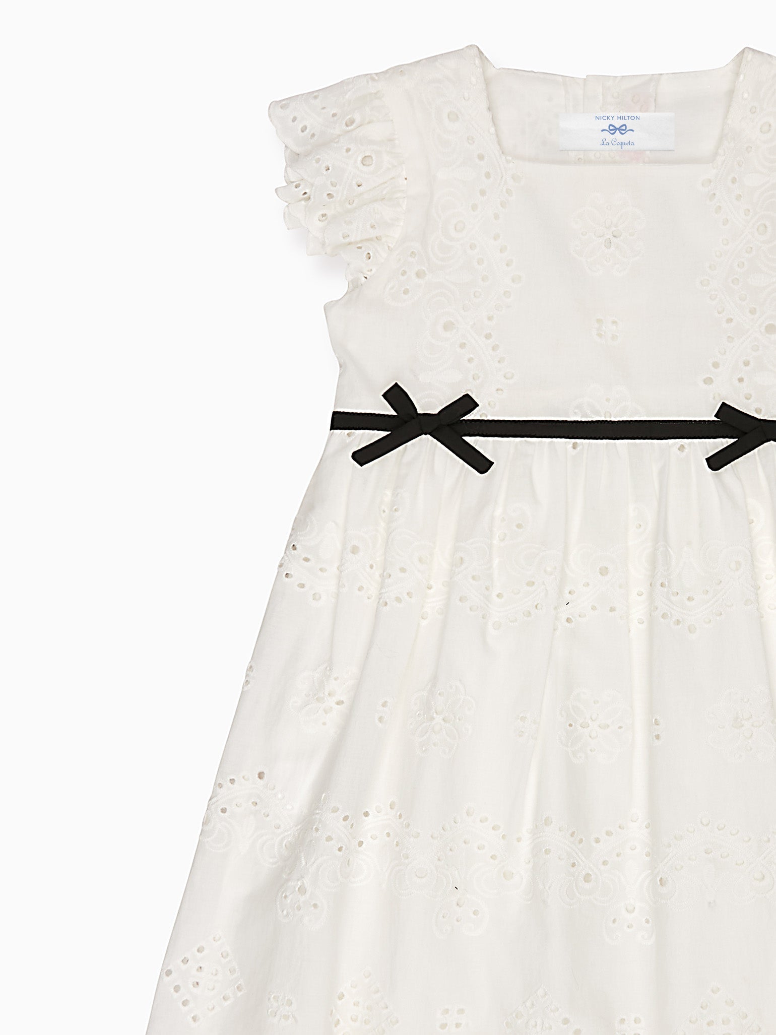Nicky Hilton x La Coqueta Ivory Edie Girl Dress