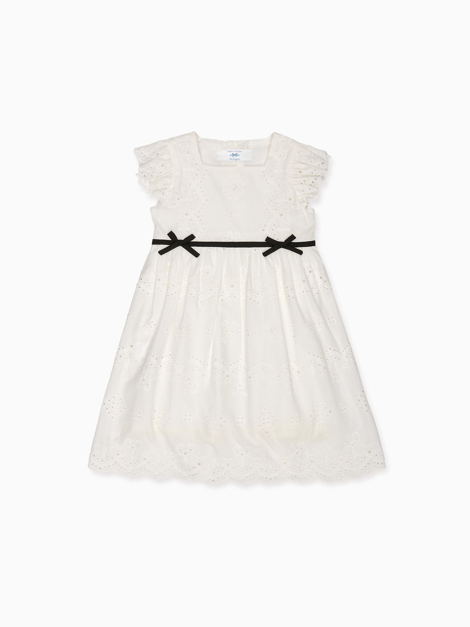 Nicky Hilton x La Coqueta Ivory Edie Girl Dress