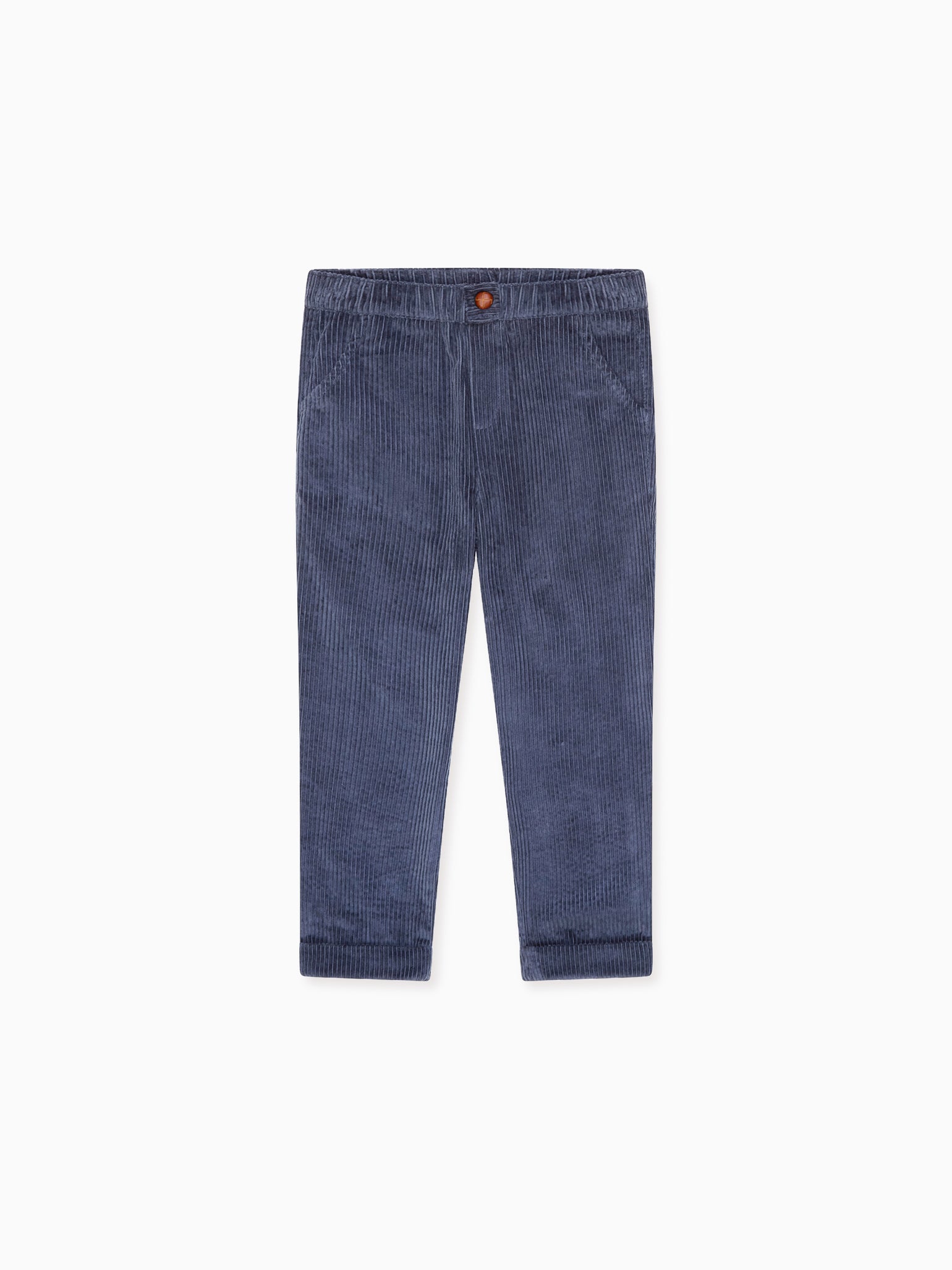 Dusty Blue Benito Corduroy Boy Trousers