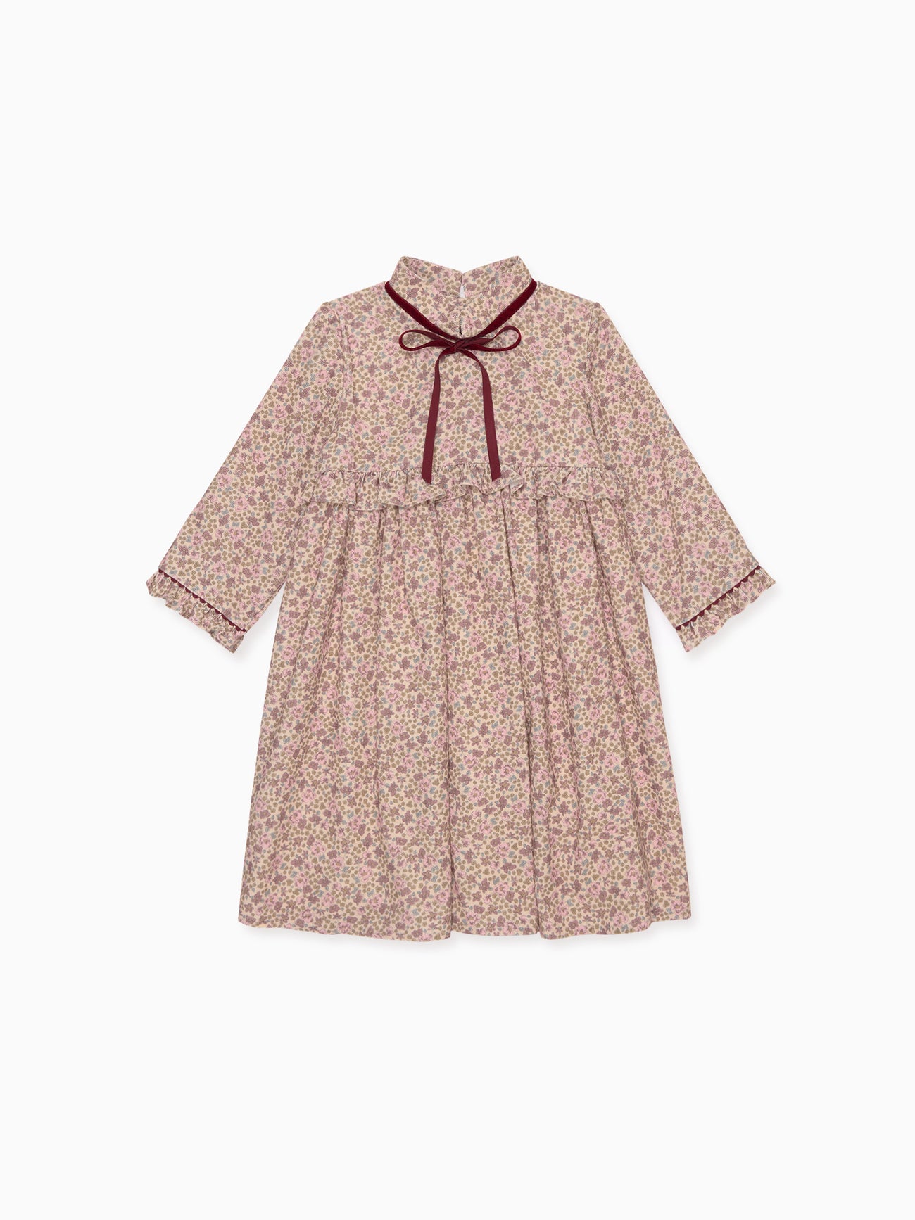 Pink Floral Palmira Girl Empire Dress