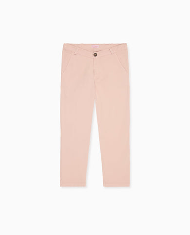 Dusty Pink Elio Boy Chinos