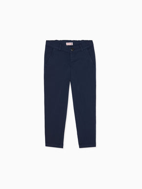 Navy Elio Boy Chinos