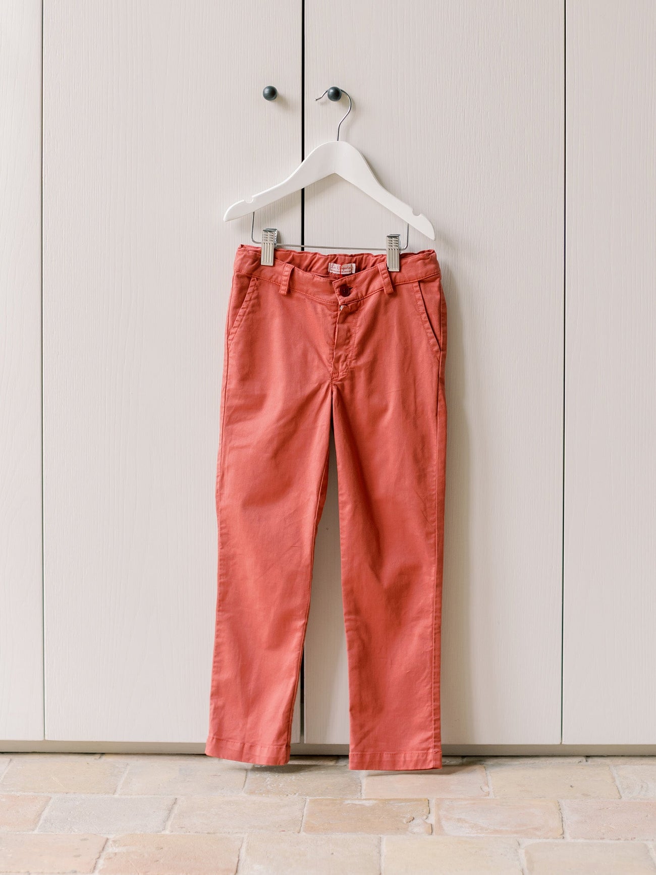 Red Elio Boy Chinos