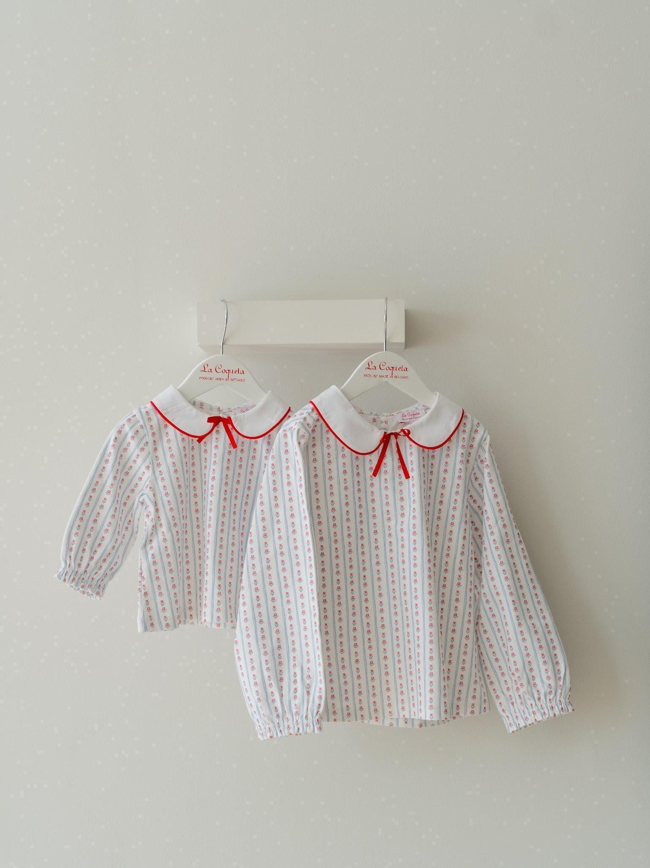 Blue Stripe Elisia Long Sleeve Girl Top