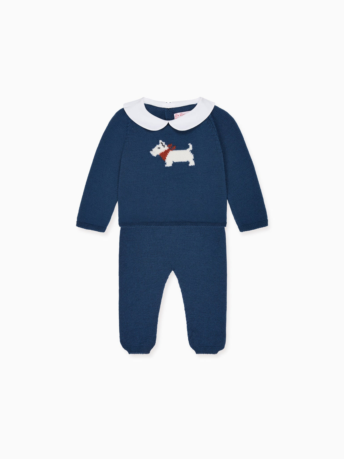 Petrol Blue Ellis Merino Baby Knitted Gift Box Set