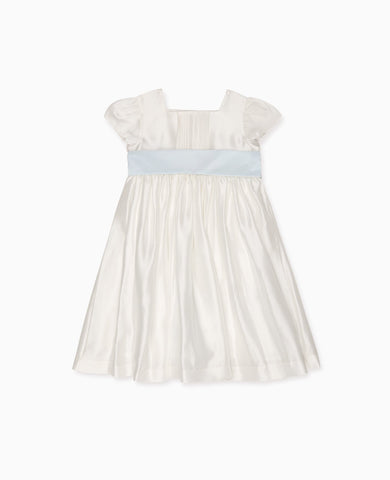 Ivory Emilie Silk Ceremony Girl Dress