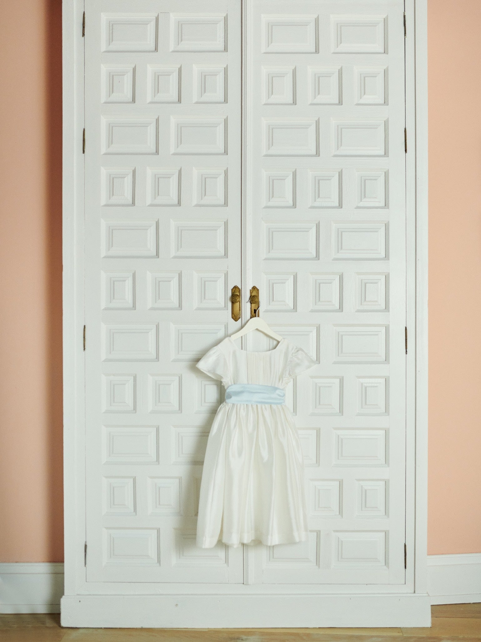 Ivory Emilie Silk Ceremony Girl Dress