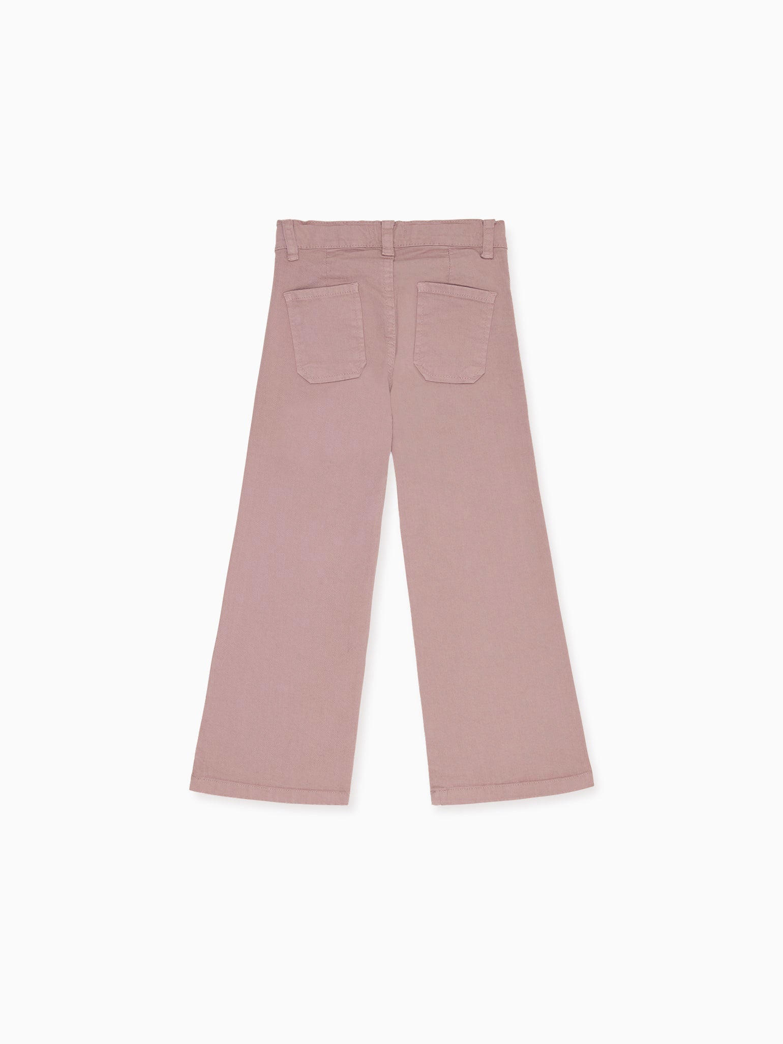 Dusty Pink Enola Girl Wide Leg Jeans