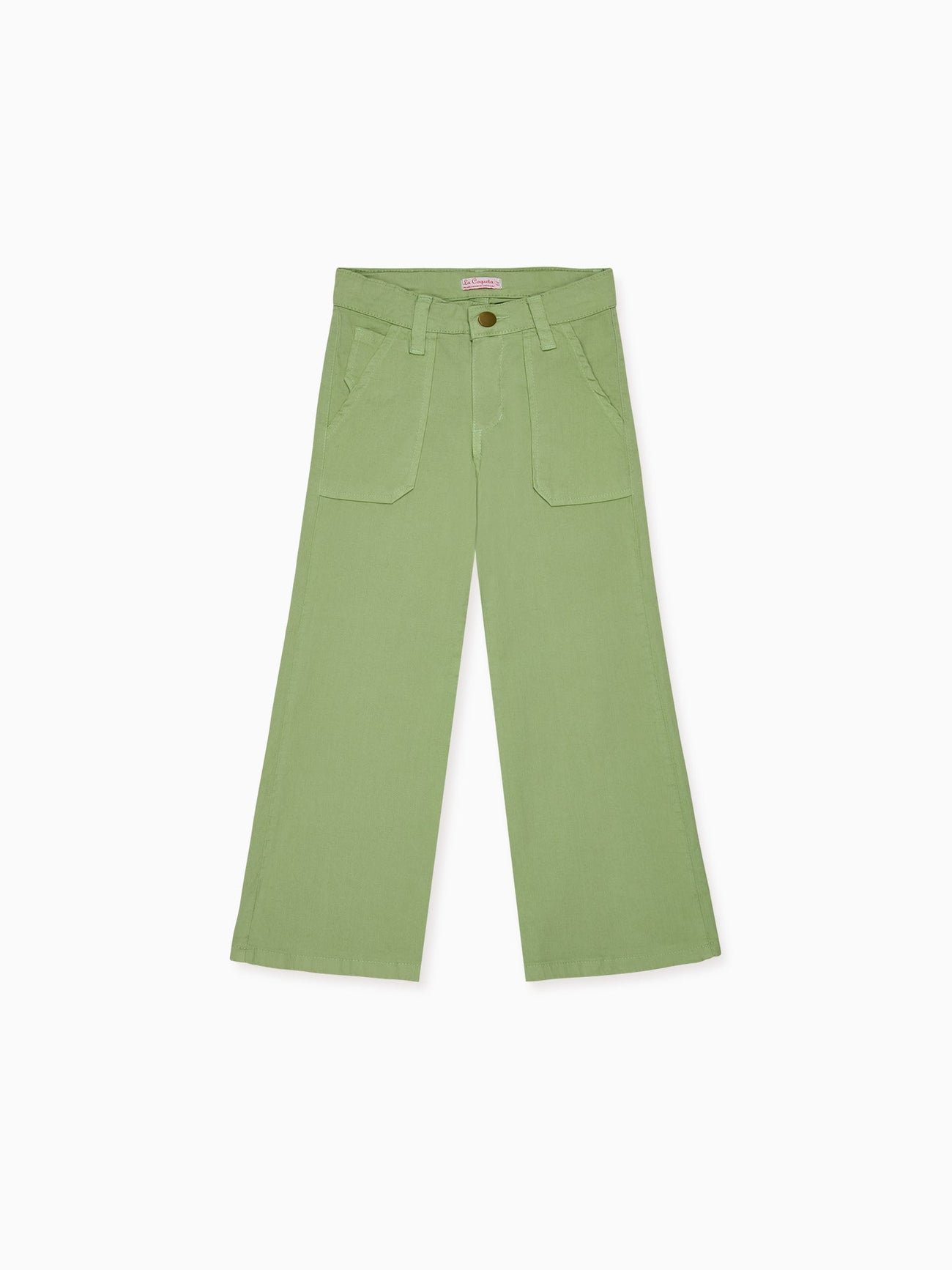 Green Enola Girl Wide Leg Jeans