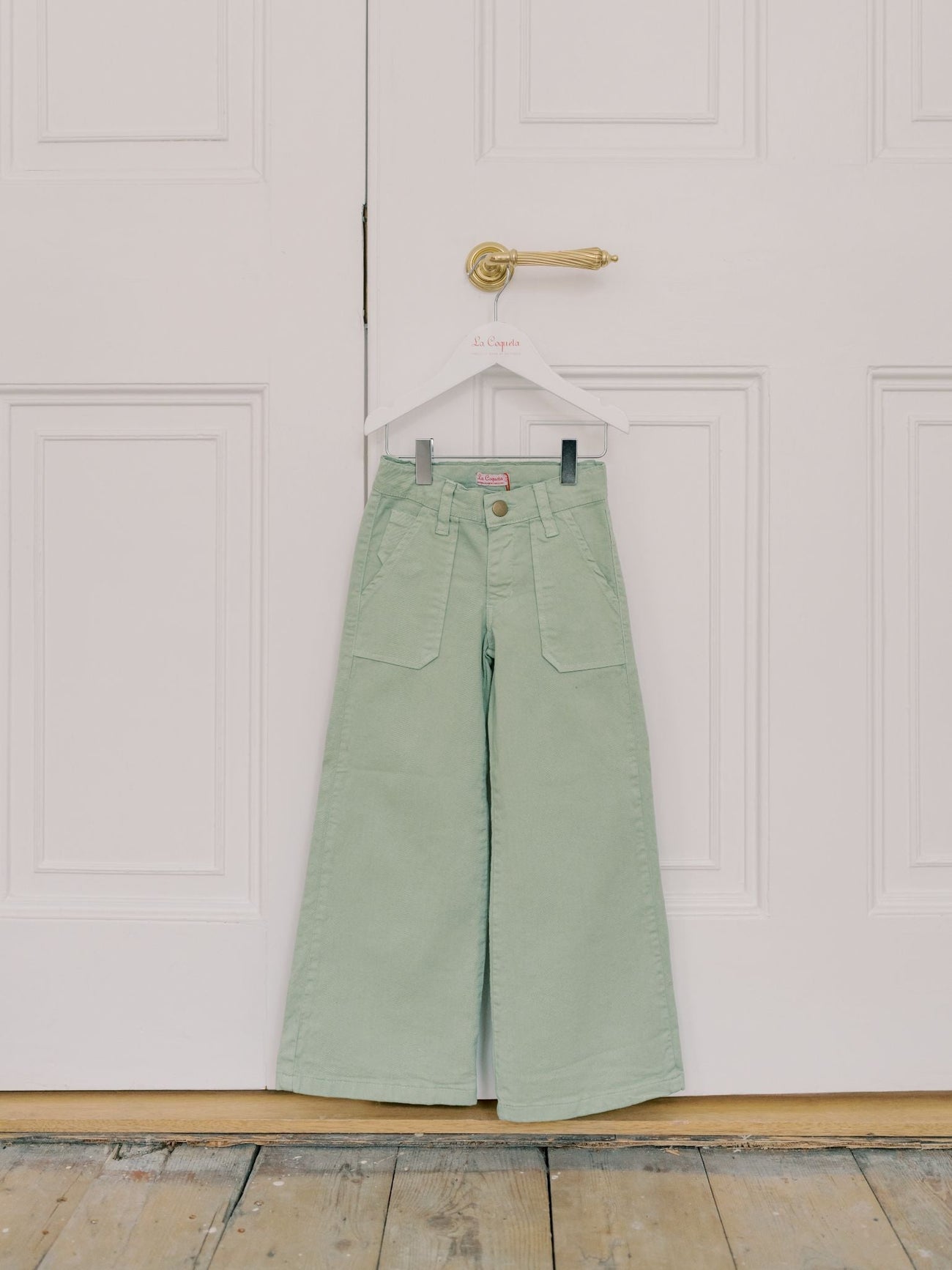 Green Enola Girl Wide Leg Jeans