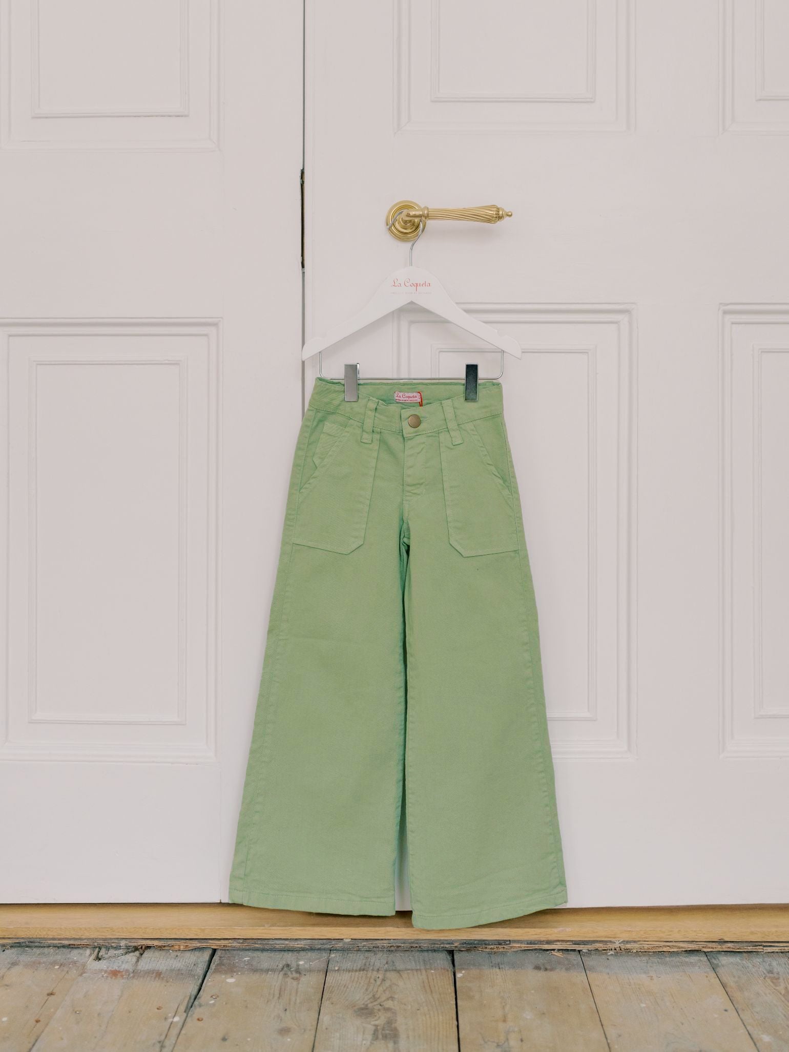 Green Enola Girl Wide Leg Jeans