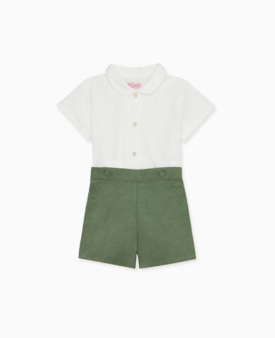 Green Espiga Baby Boy Set