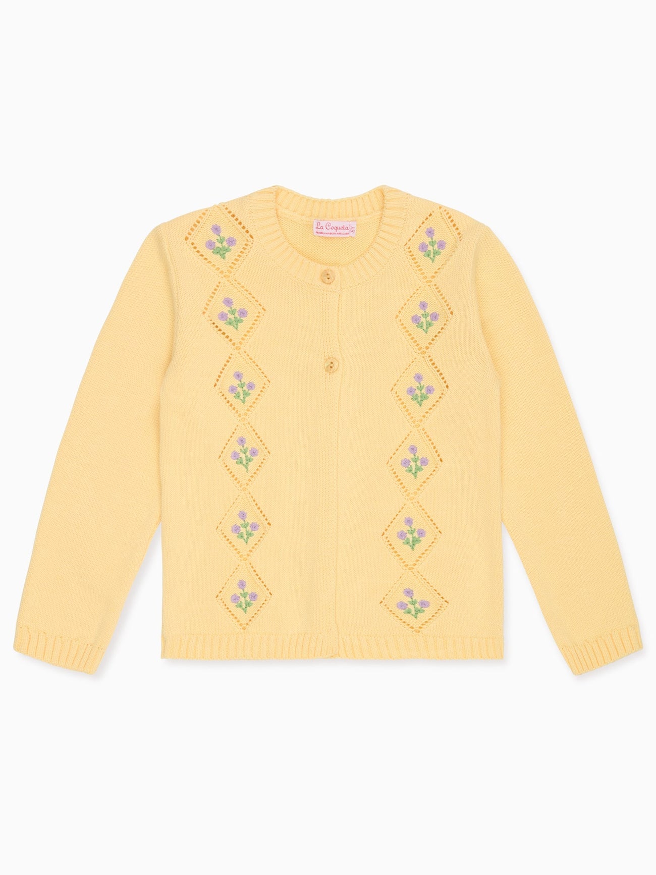 Lemon Espina Cotton Girl Cardigan