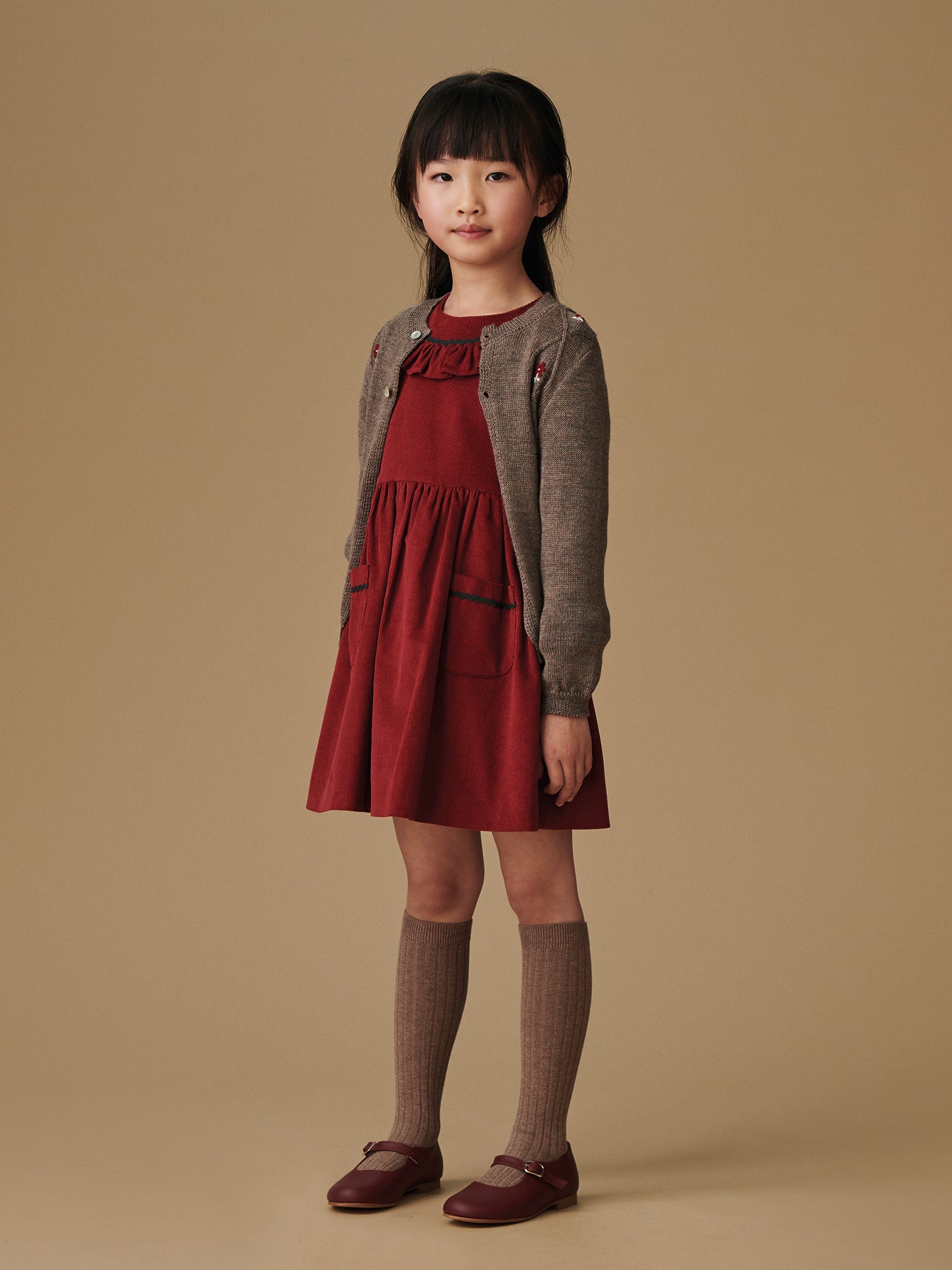 Vivian Dress & Espina Cardigan Girl Outfit Bundle