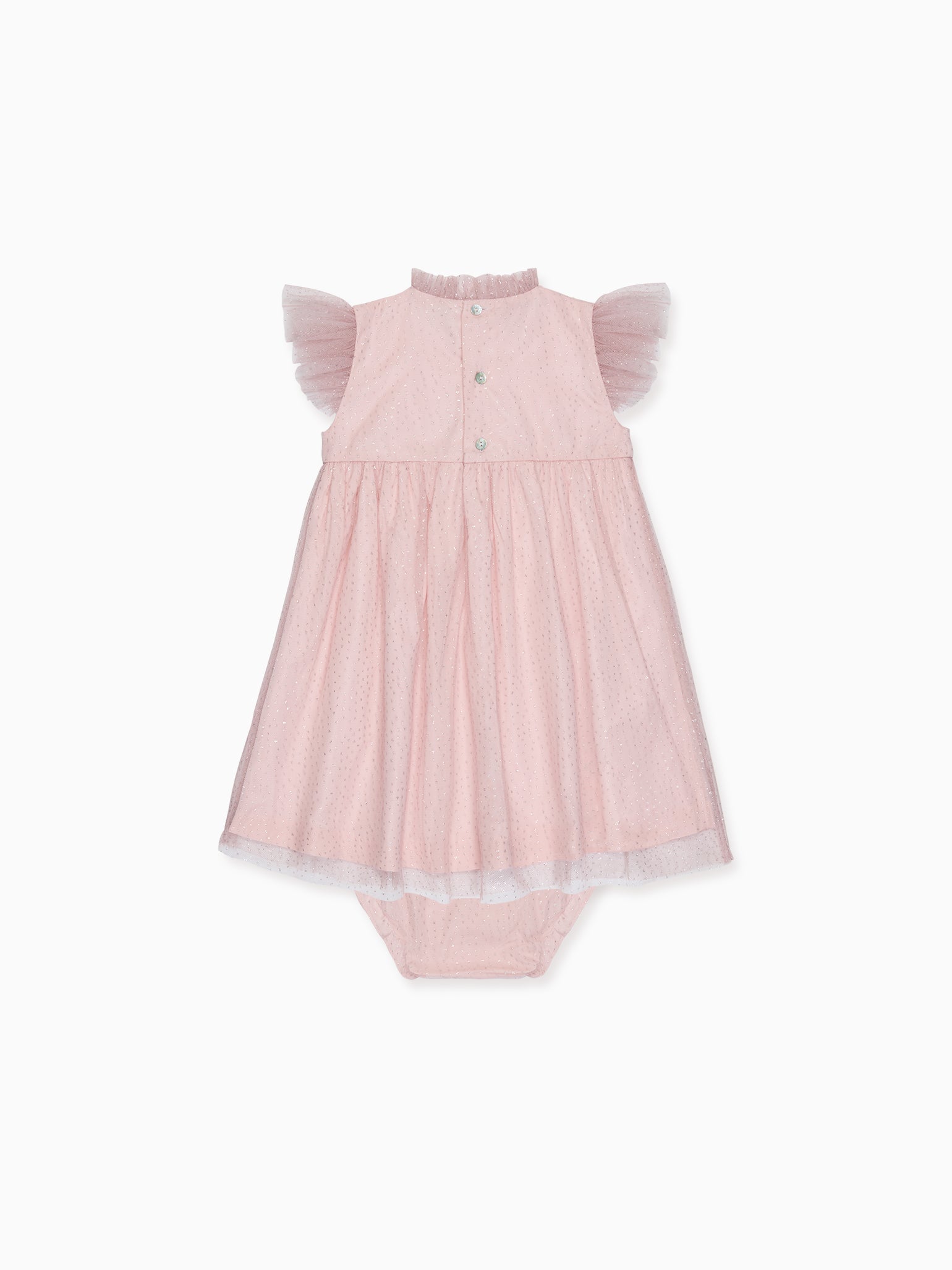 Dusty Pink Estrella Tulle Baby Girl Set