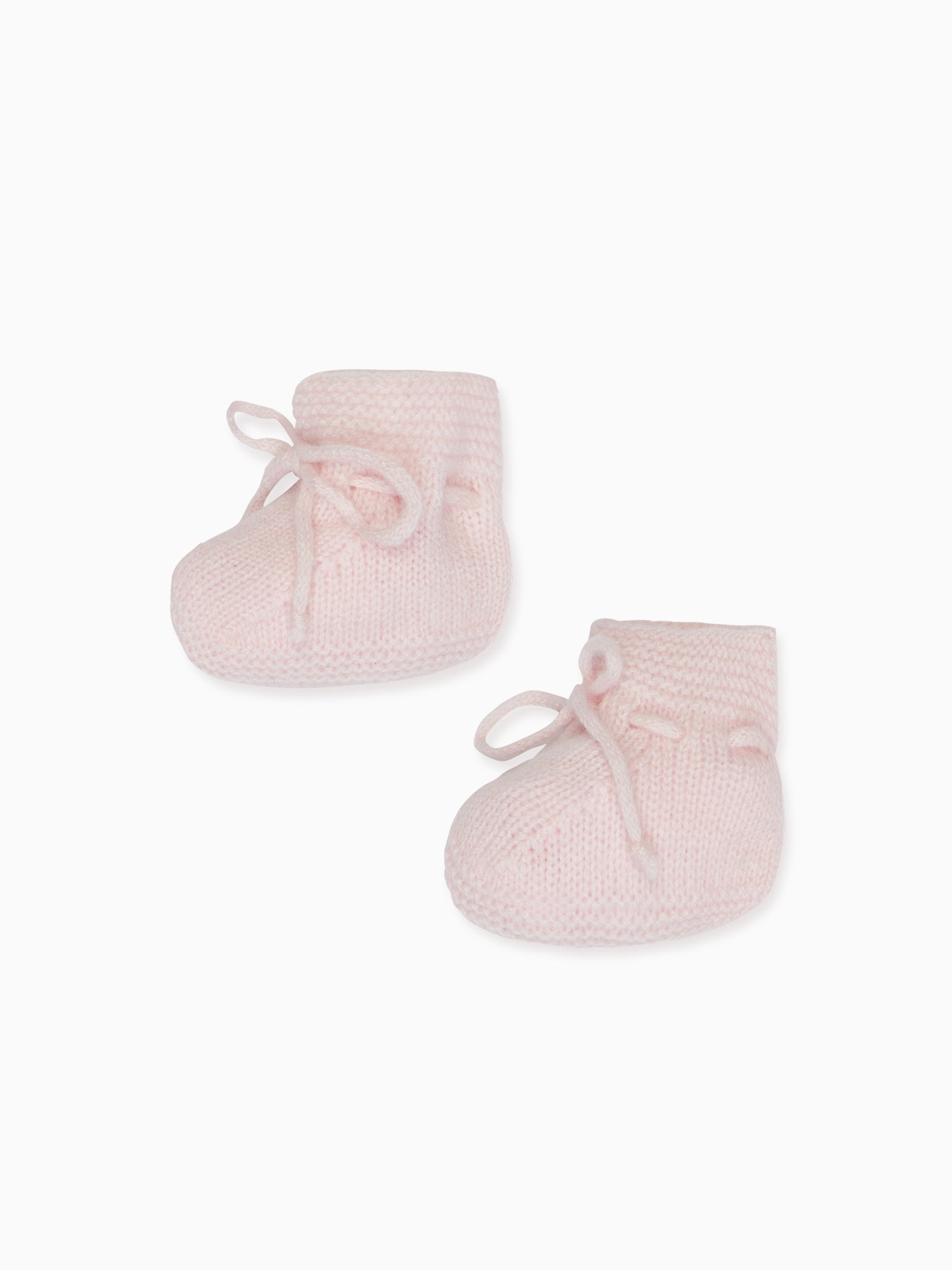 Pink Evita Cashmere Baby Girl Booties