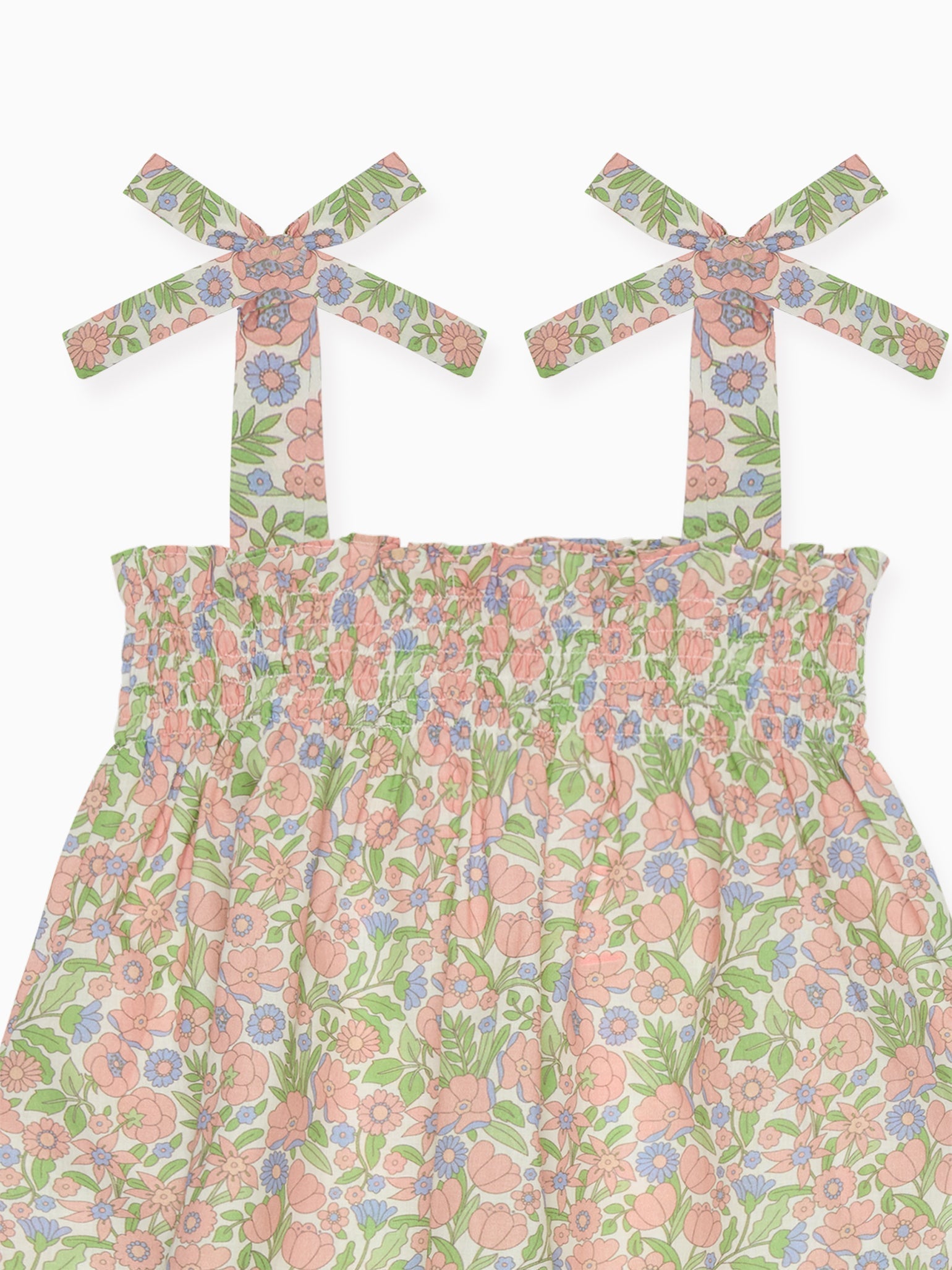 Coral Floral Felicity Girl Set